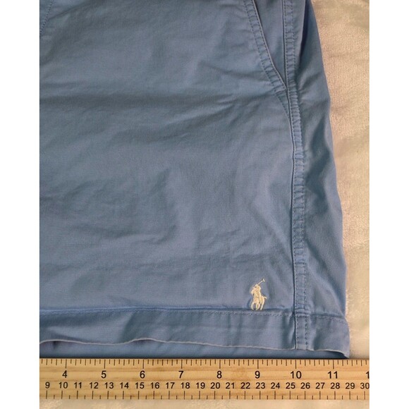 Ralph Lauren Shorts Adult Medium Blue Sweat 100% Polyester Lined Elastic Waist - Picture 3 of 7
